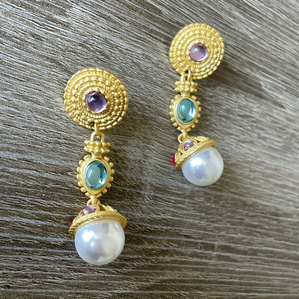 Vintage style drop earrings N237